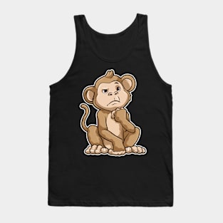 Monkey thoughtful Tank Top